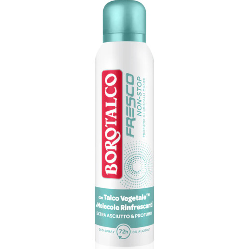 Дезодорант-спрей Borotalco Non-Stop Fresh Sea Crystals 72 год